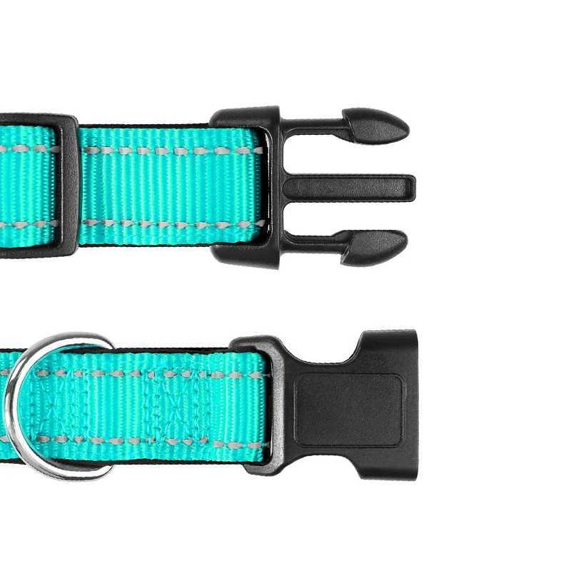 Reflective Dog Collar For Medium Large Dogs Soft Neoprene Padded Nylon Sturdy Adjustable Pets Collar For Medium Large Dogs W250219