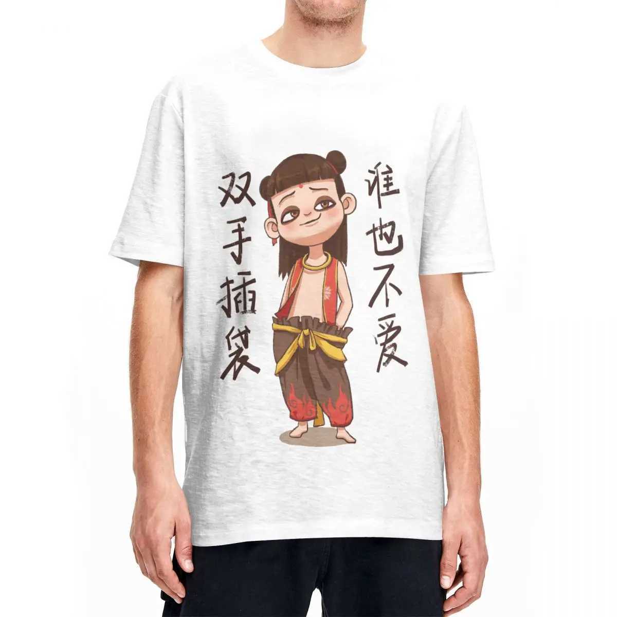Man T Shirt And Zha Art T-Shirts Harajuku Beach Tees Y2K Funny Loose 100% Cotton Tops Gift M250219