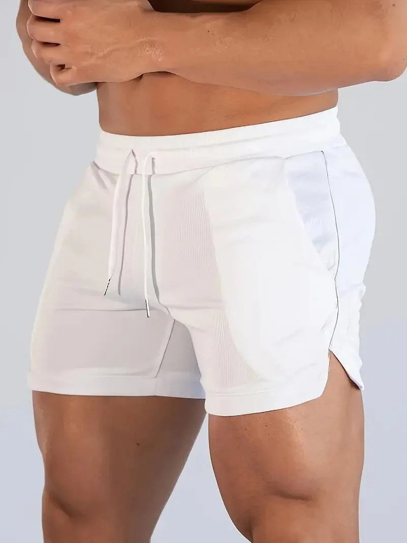 Mens Shorts Gym Summer Fitness Gyms Short Pants Run Sportswear Running Men Sports Jogging 250219