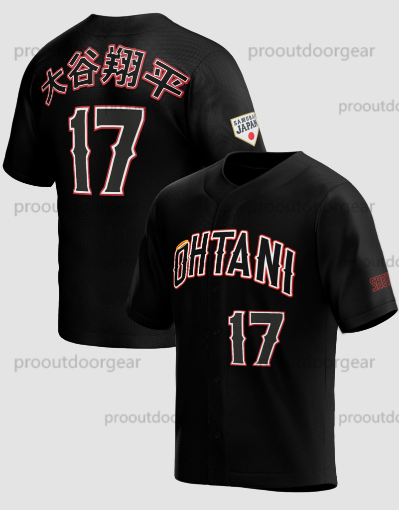 #17 Ohtani Japanese Baseball Jerseys Men's 90S Hip Hop Japan Baseball Jerseys Sports Shirt Stitched
