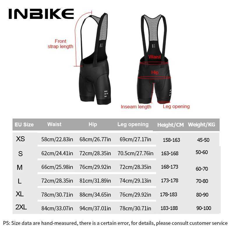 Men's Shorts INBIKE Mens MTB Cycling Bib Shorts Bike Riding Pants Man Professional Bicycle Shorts for Men Road Bike Mountain Cycling Clothes z250