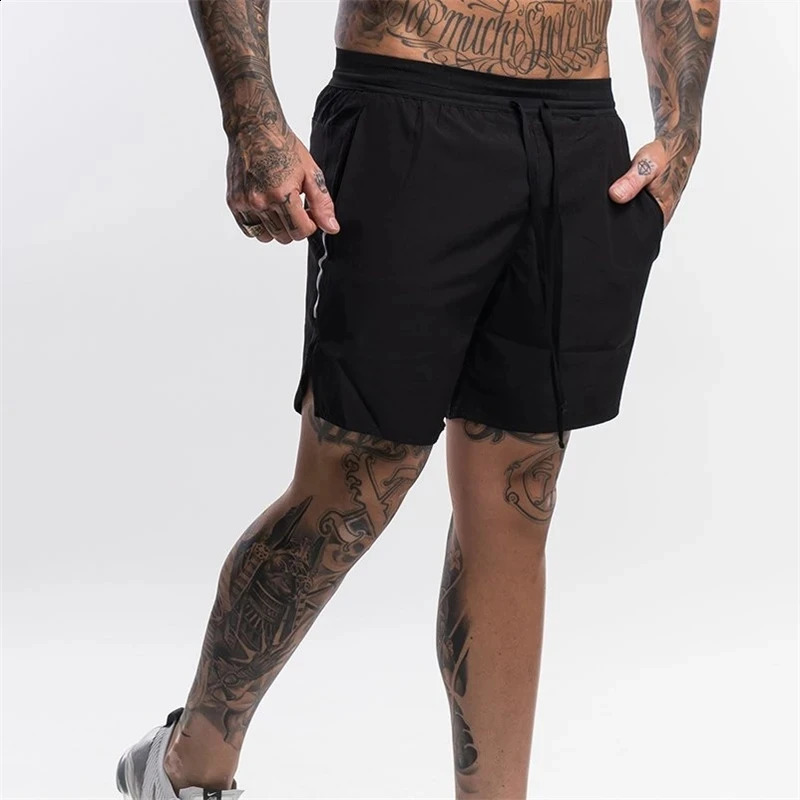 Men Shorts Light Weight Thin Short Pants Running Squat Fitness GYM Wear Quickdrying Drawstring 250218