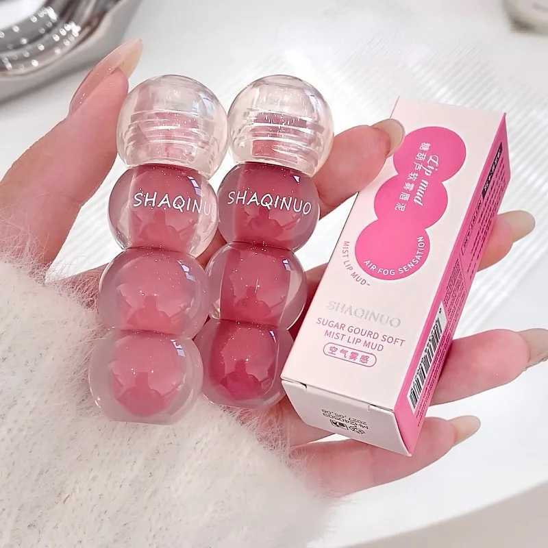 Matte Muse Lip Mud Lipstick Low Saturation Reddish Brown Lip Glaze Non-stick Cup Velvet Ice Candy Lip Tint Makeup Korea CosmeticW250219