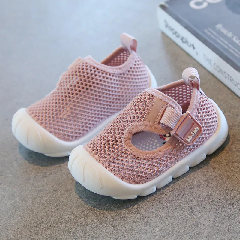 Childrens Breathable Mesh Sneakers for Boys and Girls Toddler Soft-soled Sneakers Comfortable Baby Mesh Shoes Casual Style 250219