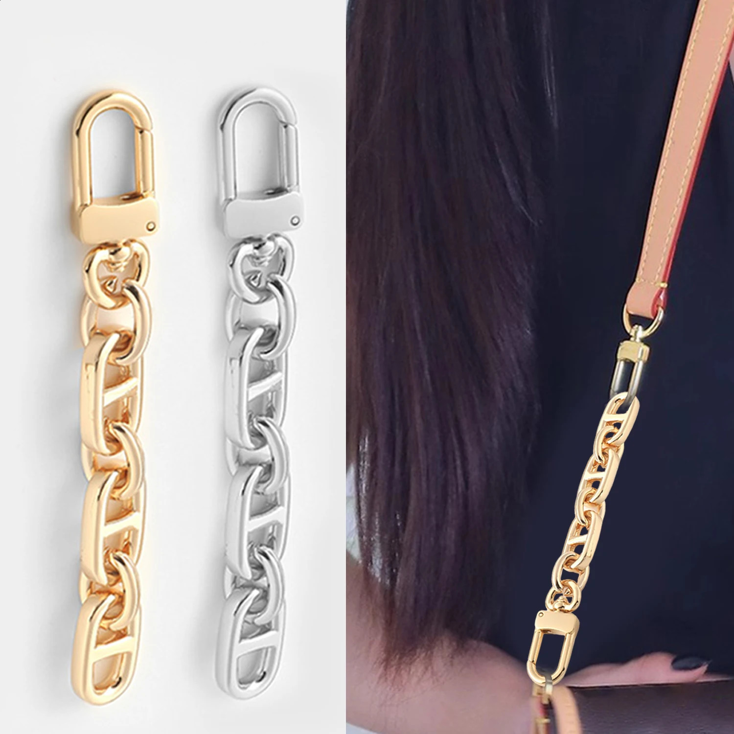 Metal Chain Womens Bag Belt Handbag Handle Shoulder Replacement Wallet Diy Accessories 250213