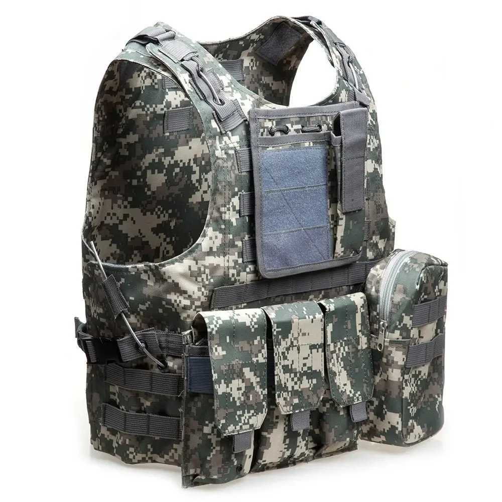 Outlife USMC Airsoft CS Military Molle Combat Assault Plate Carrier Outdoor Clothing Hunting Vest Security Outdoor VestXJ250219