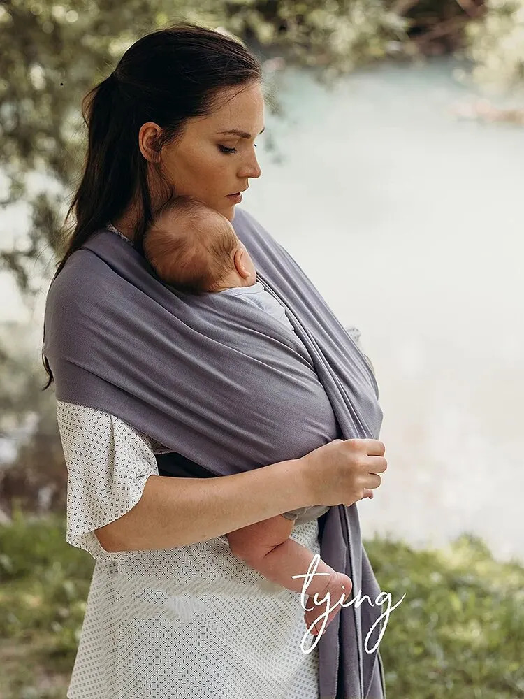 Cotton Baby Wrap born to Toddler Stretchy Cotton Travel Baby Wrap Baby Sling 0-36 Months 250219