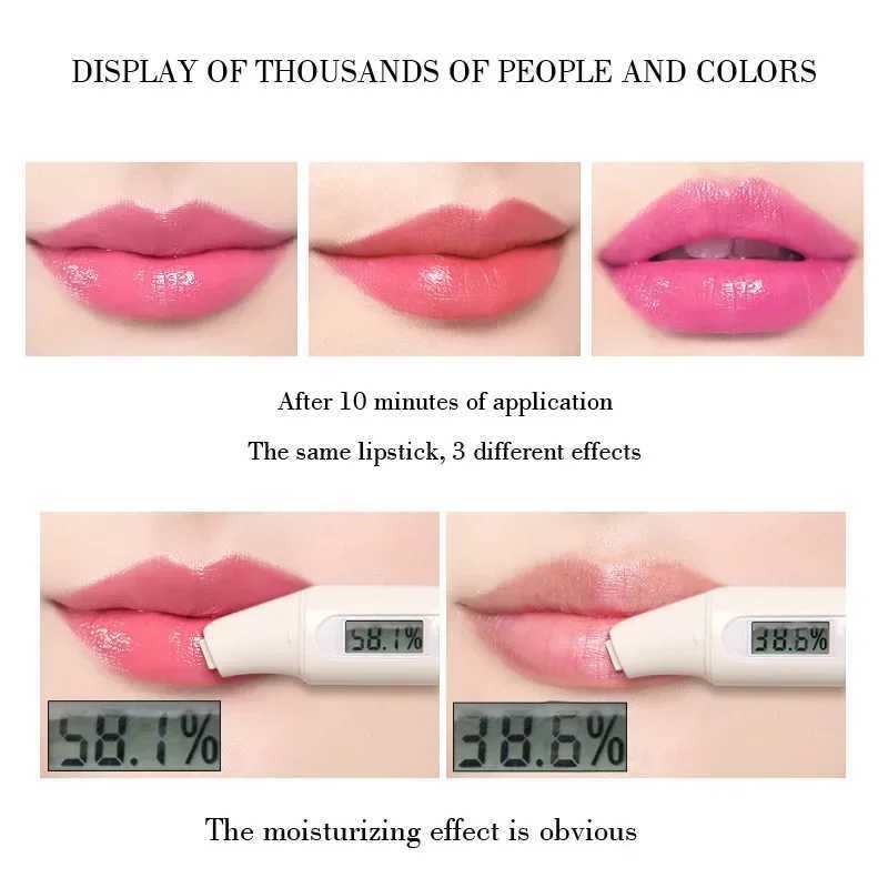 1PCS Moisturizing Natural Aloe Lip Gloss Changable Color Portable Waterproof Long Lasting Nutritious Lips Care LipstickW250219