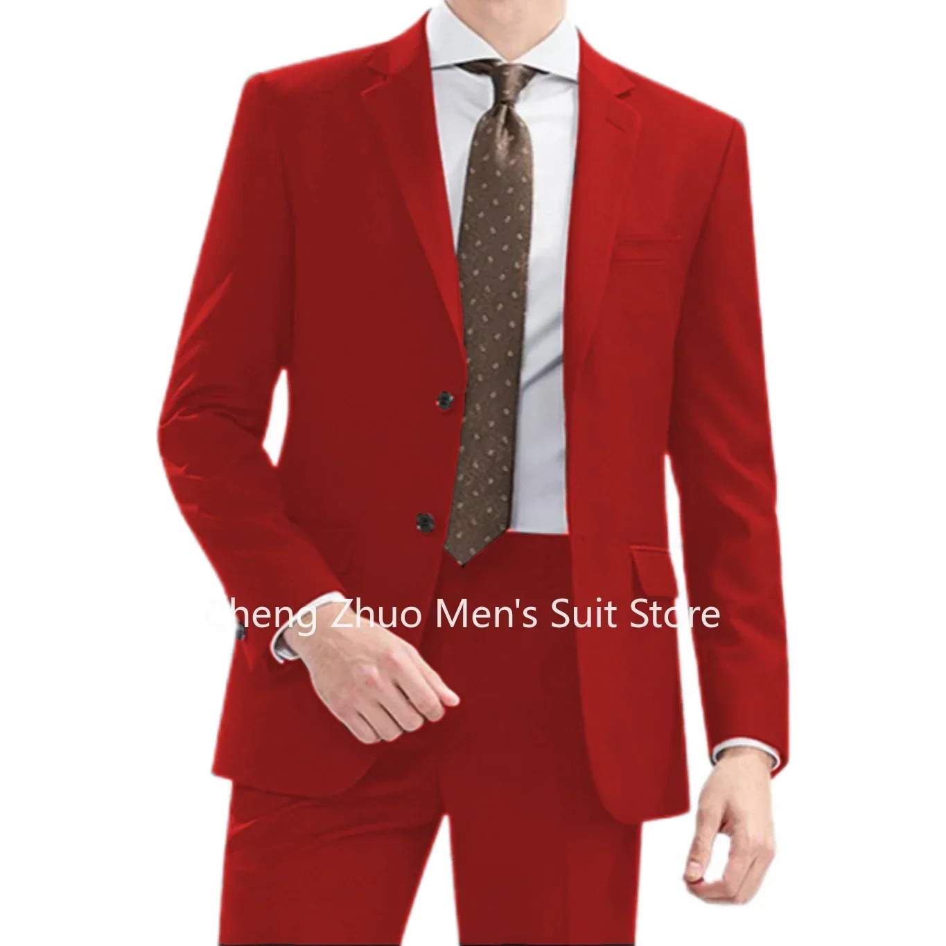 Formal Suit for Men Elegant Mens Suit 2 Pieces Blazer and Pant Set Notched Lapel Tuxedo Suits for Men Business Wedding Dresses 250213