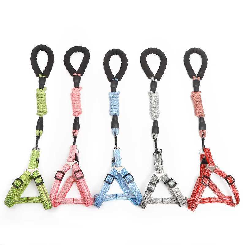 Pet traction belt Dog chain chest belt Small and medium-sized dog Dynamic rope Pet traction suppliesXJ250218