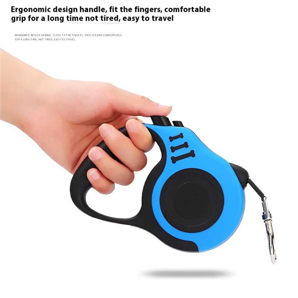 3m 5m Dog traction Leash for Dogs Cat Automatic Retractable Durable Nylon Lead Puppy Outdoor Travel Walking Hiking Traction RopeXJ250218