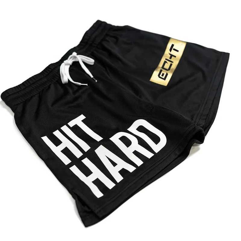 Summer Mens Sport Shorts 2024 Jogging Running Shorts Men Black Mesh GYM Training Workout Shorts Beach Men Fitness Short Pants W250219