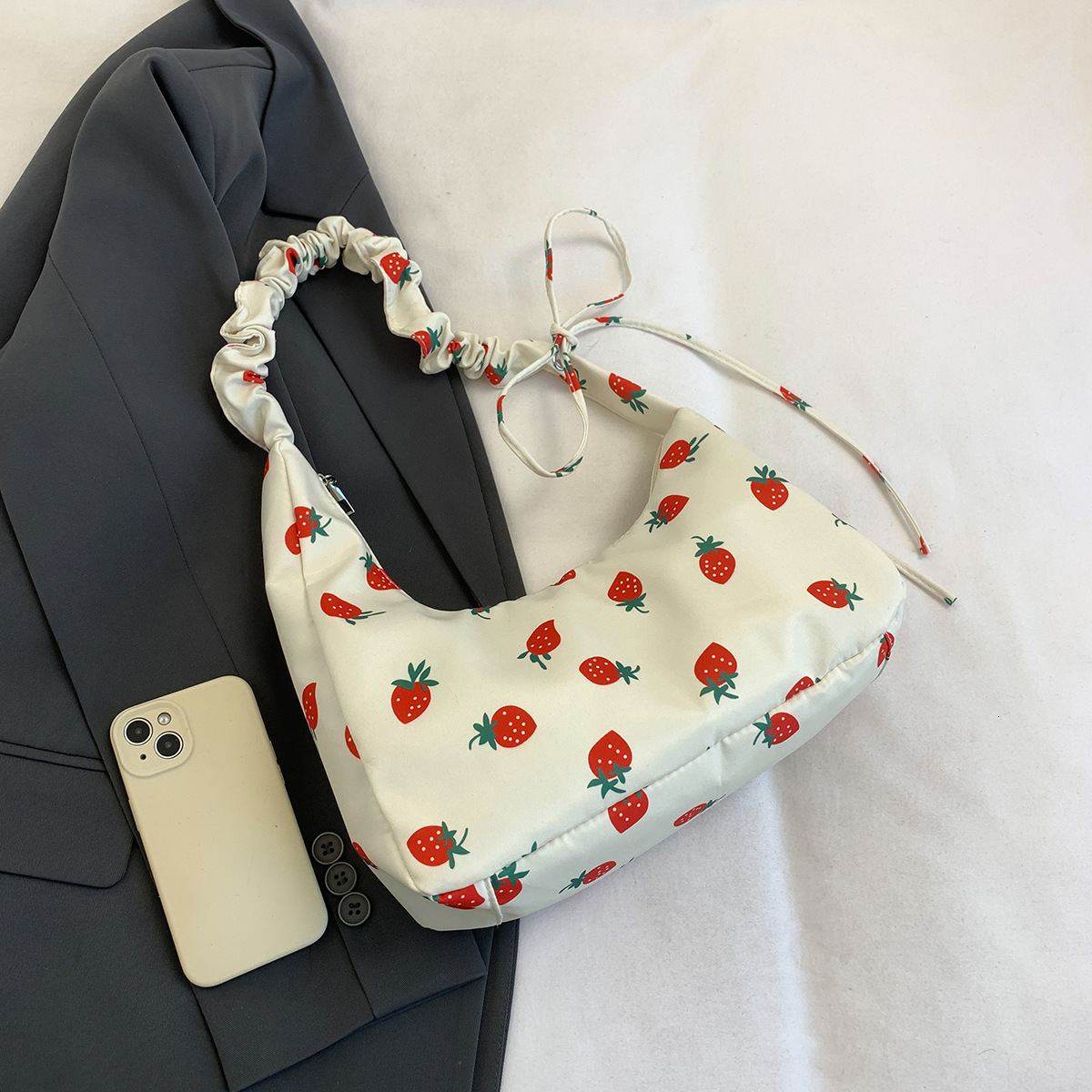 Small Fresh Art Printed Single Shoulder for Women, New 2025 Women's Large Capacity Scalable Crossbody Bag, Underarm Bag #swissmilitary