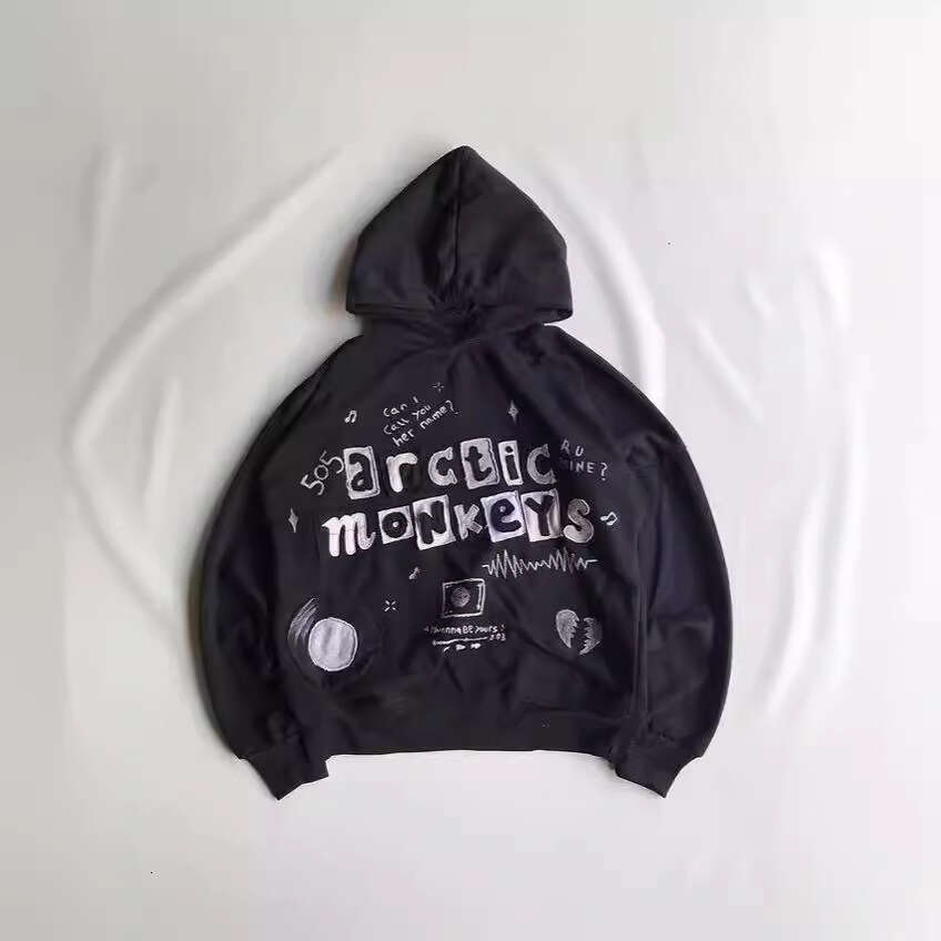 Y2K Spring Street Trend New Fabric Printed American Loose Men's and Women's Hoodie