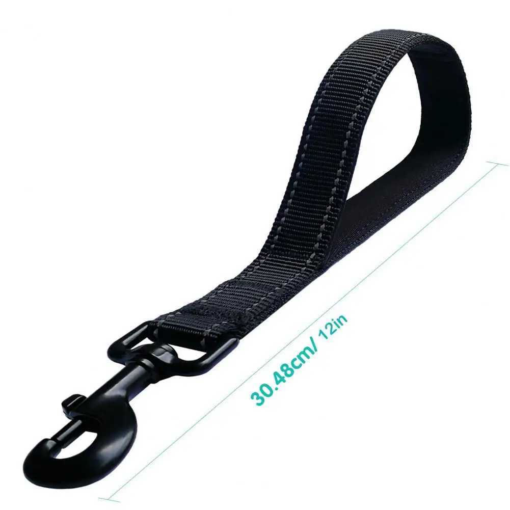 Short Dog Leash 12 Dog Traffic Lead Leash with Padded Handle Heavy Duty Nylon Dog Traction Rope for Training WalkingXJ250218