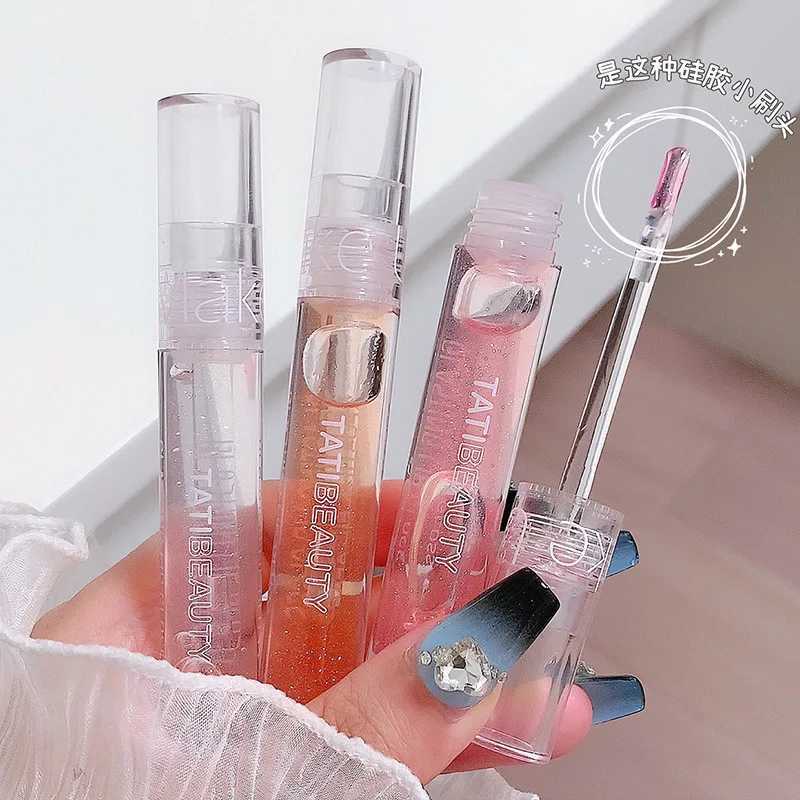 Moisturizing Lip Gloss Mirror Lip Glass Waterproof Liquid lipstick Volume Lip Transparent Lip Gloss Female CosmeticsW250219