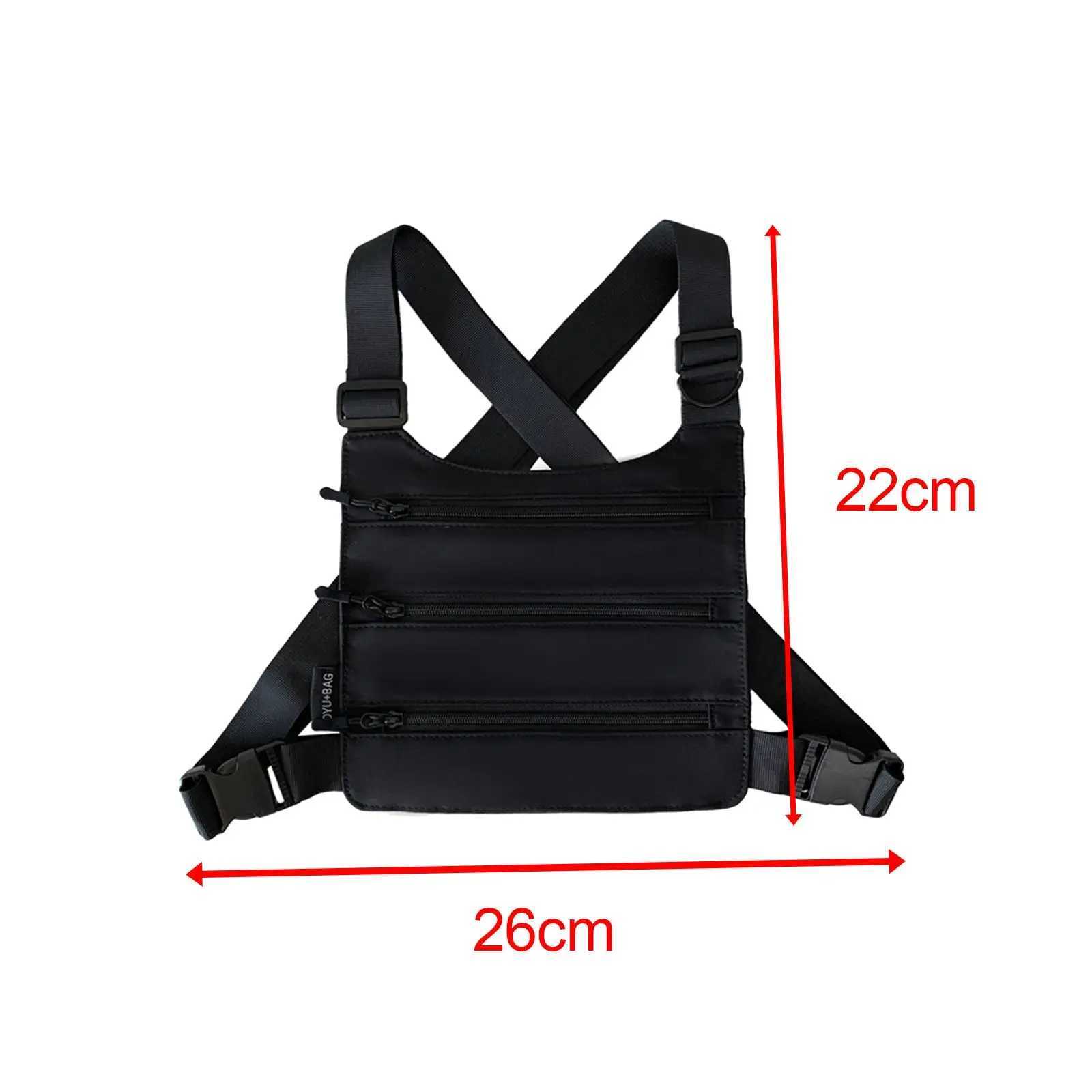 Chest Bags Chest Rig Pack Fashion Male Bag Pocket Vest Bag for LeisureXJ250219