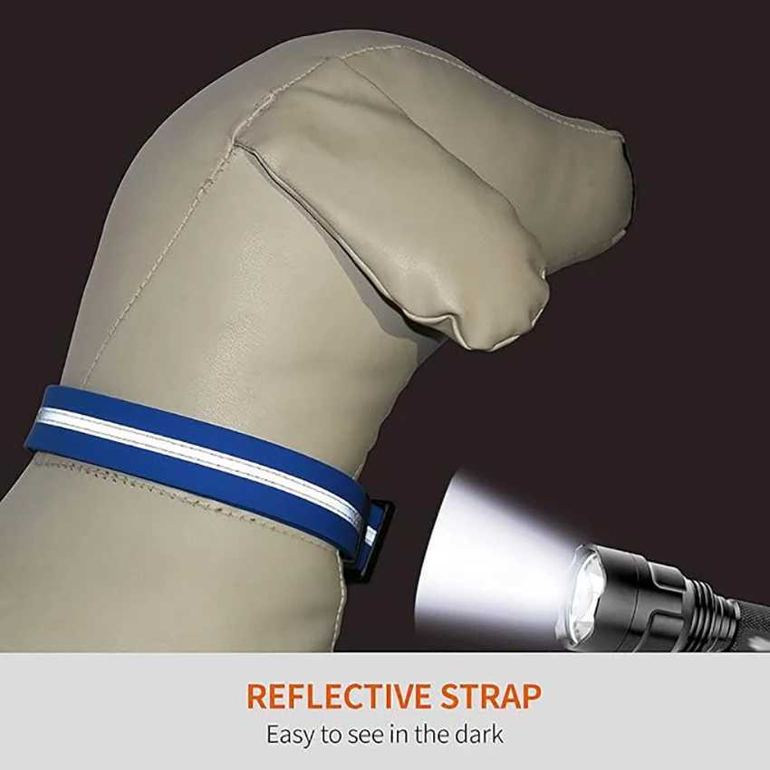 Dog Collar Waterproof Pet Collars Anti-Odor Durable Adjustable Polyester Soft with Reflective Stripe Basic Dog Collars S/M/L W250219