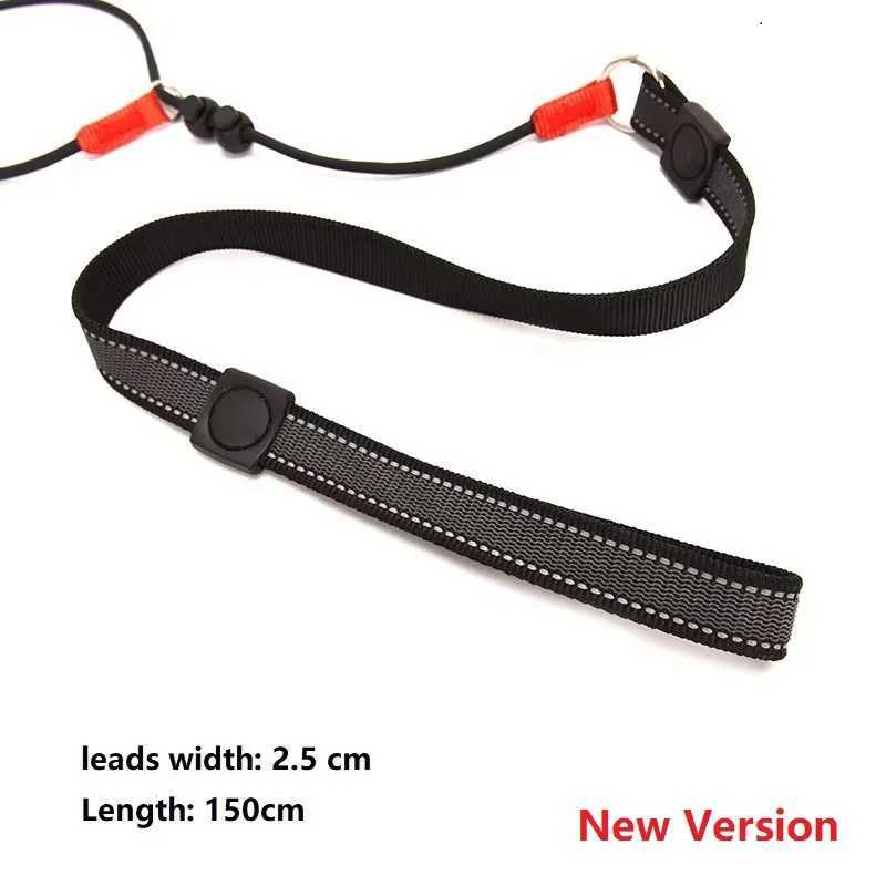 Training Dog Choking Rope Leash 2 in 1 Lead Collar 150cm P-Shaped Chain Slip Lead Control Leash for Small Large Competition DogsXJ250218