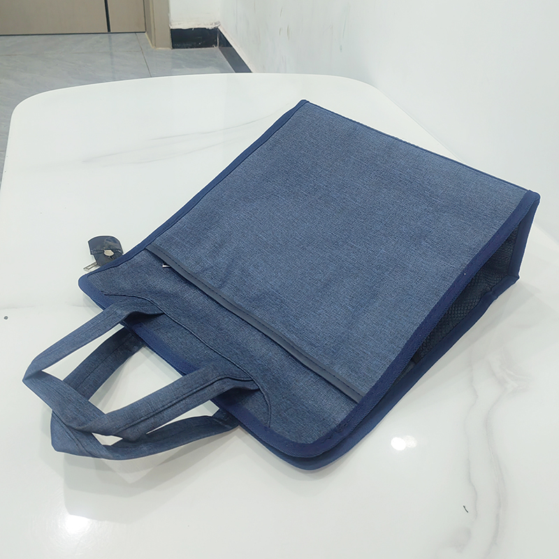 Factory direct vertical file bag, widened handbag, office meeting bag, hand-held briefcase