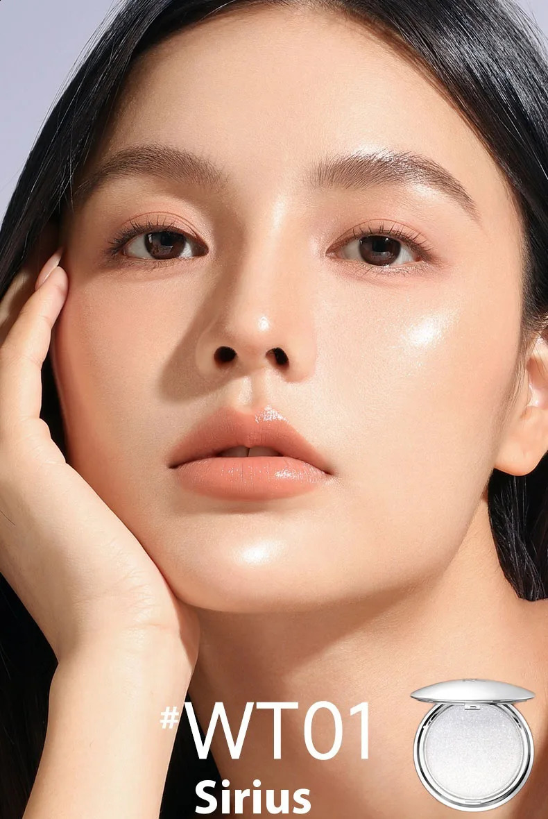FOCALLURE Highlighter Bronzer Cream Monochrome Highgloss Giltter Long Lasting Natural Matte Concealer Contouring Makeup 250214