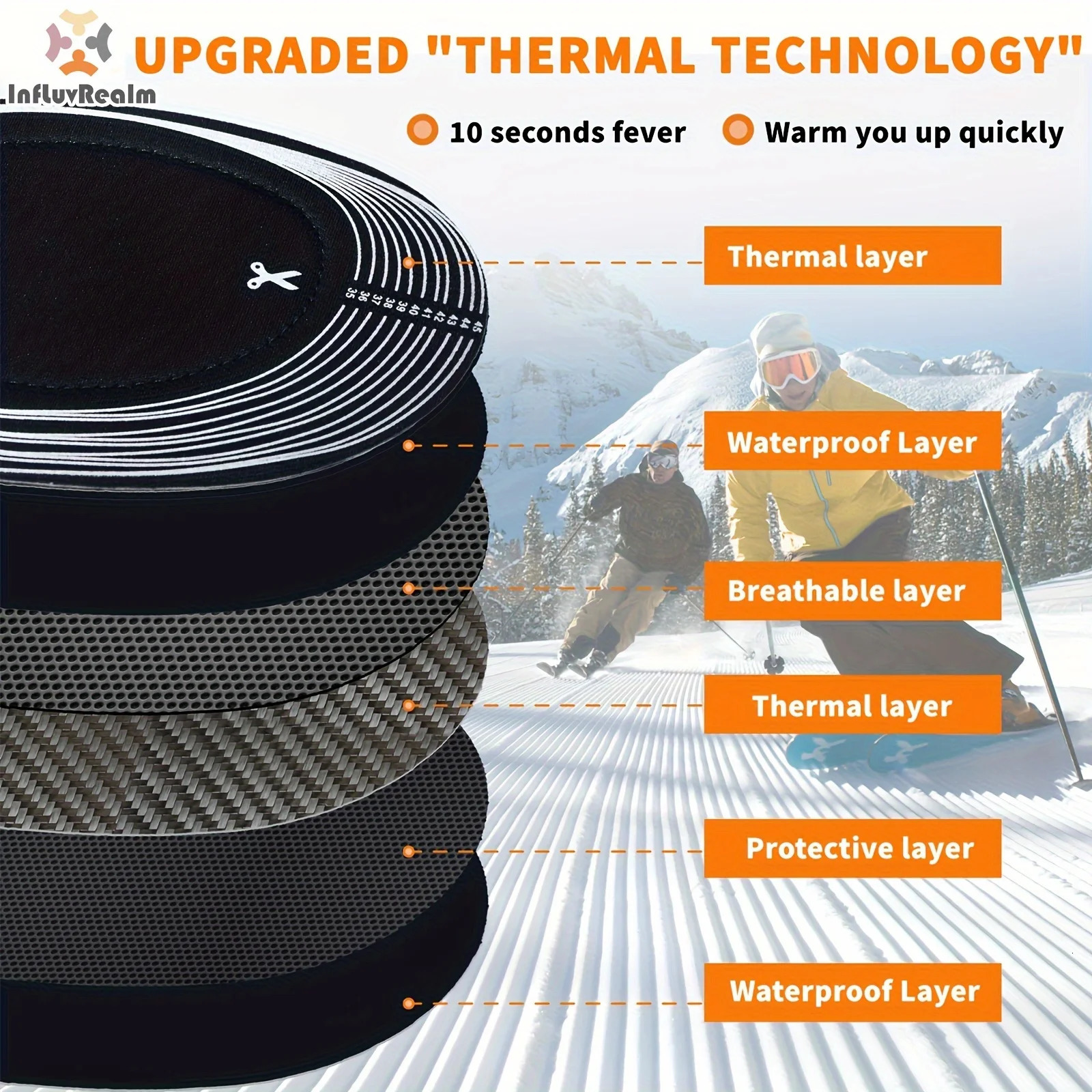 Winter Electric Heated Insoles USB Heating Feet Warmer Thermal Shoes Sock Pad Washable 250219