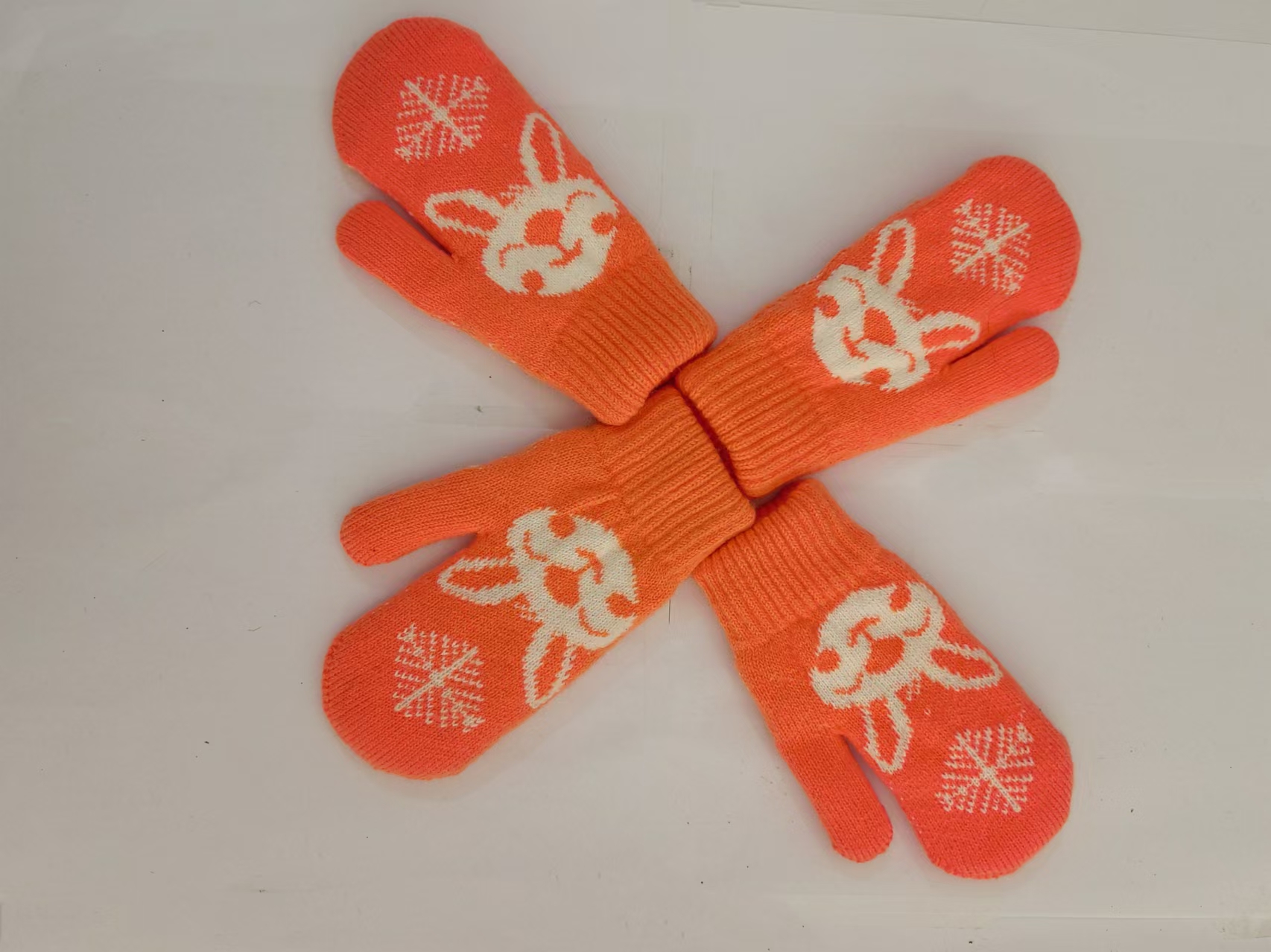 Winter Mittens Gloves for Women Warm Fleece Lining Knit Thick Gloves for Cold XYS002