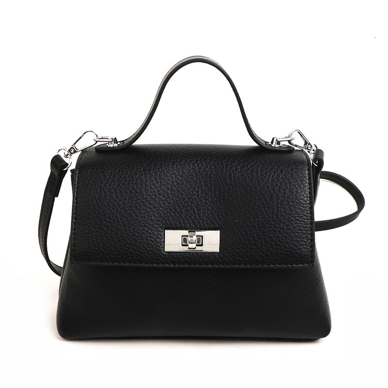 Genuine leather 2025 new light luxury women's small simple and versatile fashion single shoulder diagonal cross Kelly bag #swissmilitary