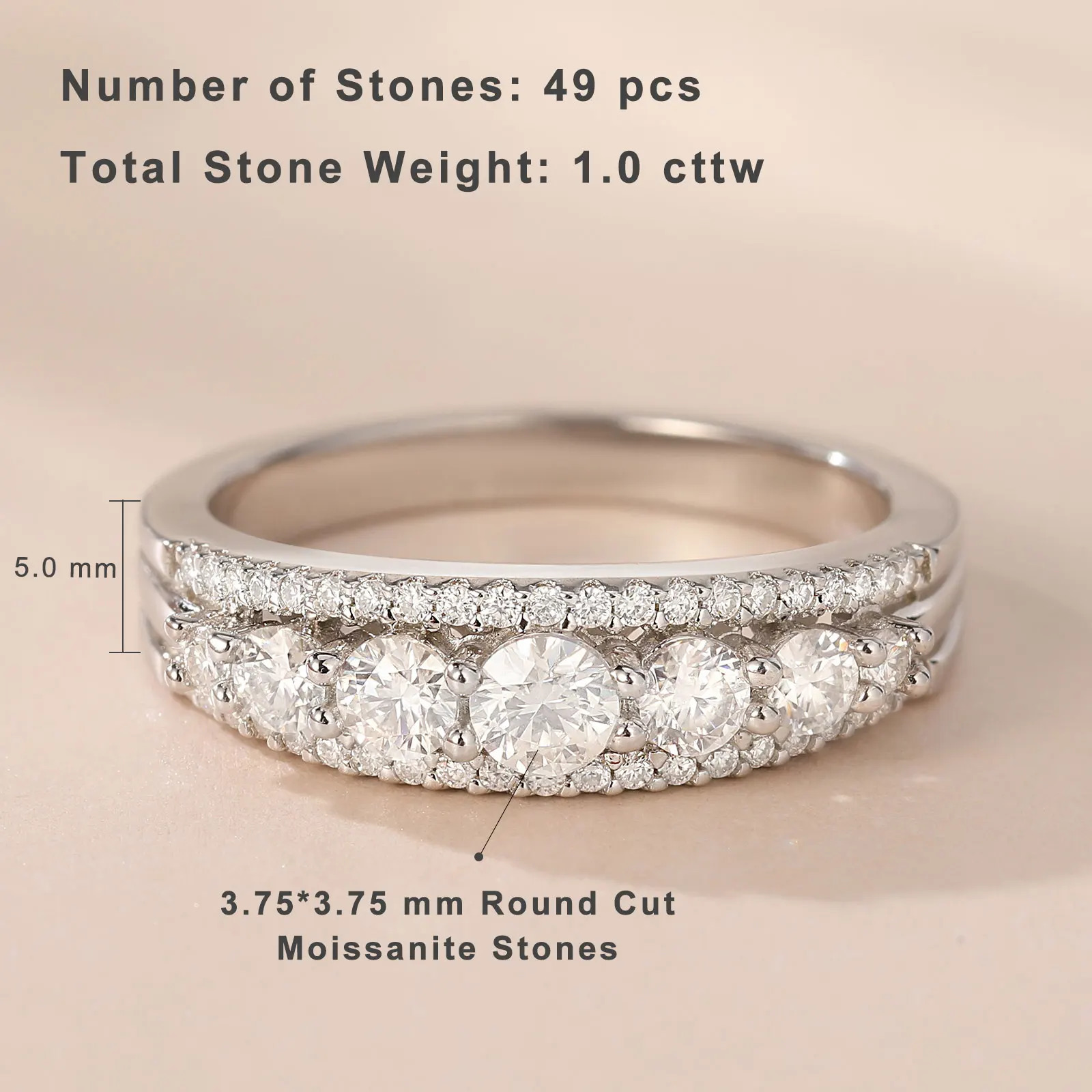 she Wedding Rings for Women Original 925 Sterling Silver Band Brilliant Engagement Ring Jewelry 250213