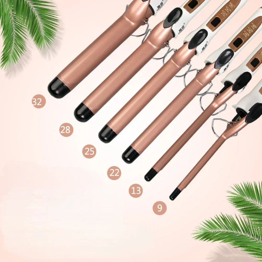 19-38mm Ceramic Electric Hair Curlers 38mm Hair Curling Iron Big Curls 19mm Hair Culers 25mm Curling Iron 32mm 28mm 250214