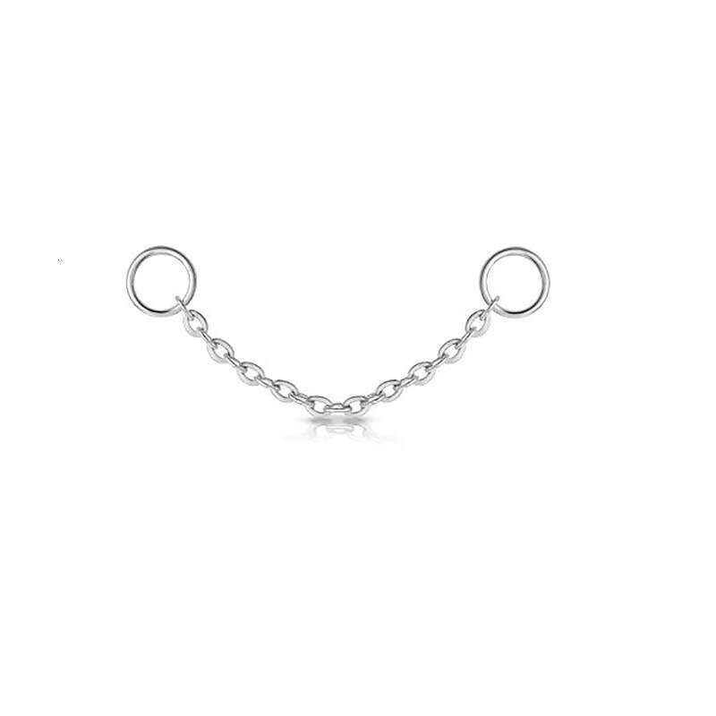 Personalized Puncture Earbone Nail Women's Zircon Tassel Earnail Fashion Earring Accessories Chain