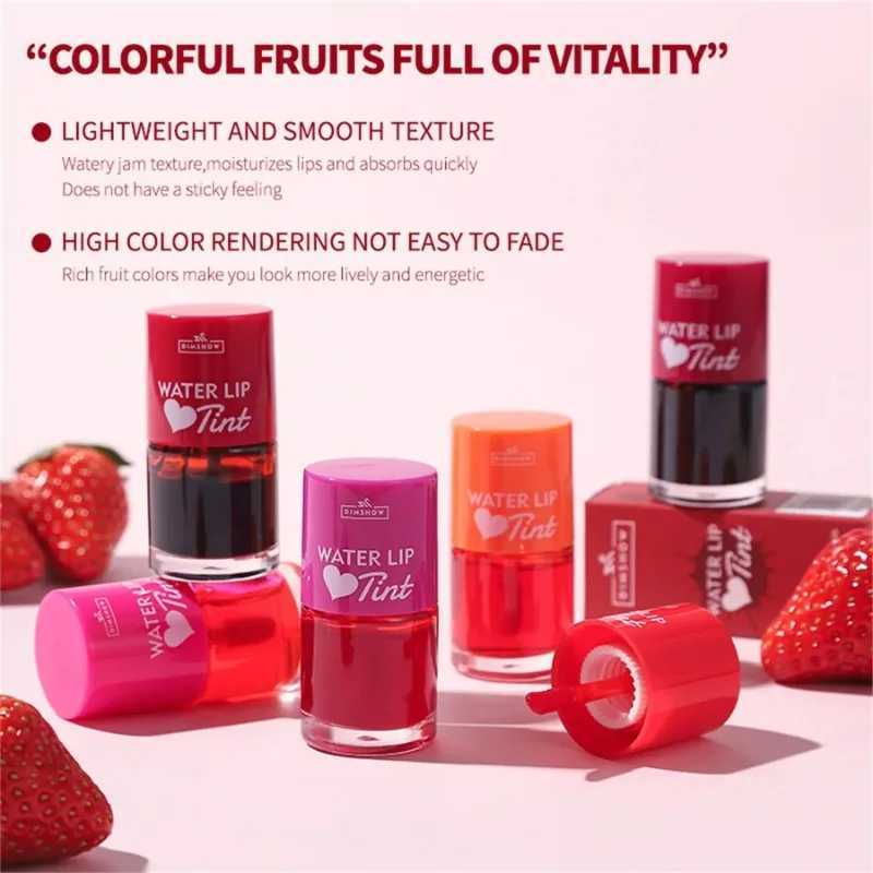 Dyeing Tint Liquid Lipstick and B 2 in 1 Waterproof Mirror Lip Gloss Water Lip Tint Non-sticky Lip Eye Cheek Makeup CosmeticW250219