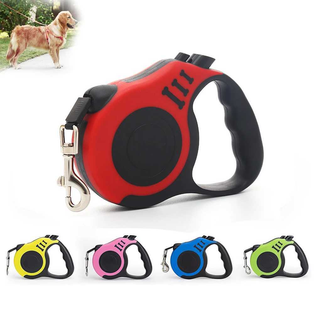 3m/5m Retractable Dog Leash Automatic Telescopic Tractor Dog Rope Flexible Nylon Leash Traction Puppy Cats Dogs Pet SuppliesXJ250218