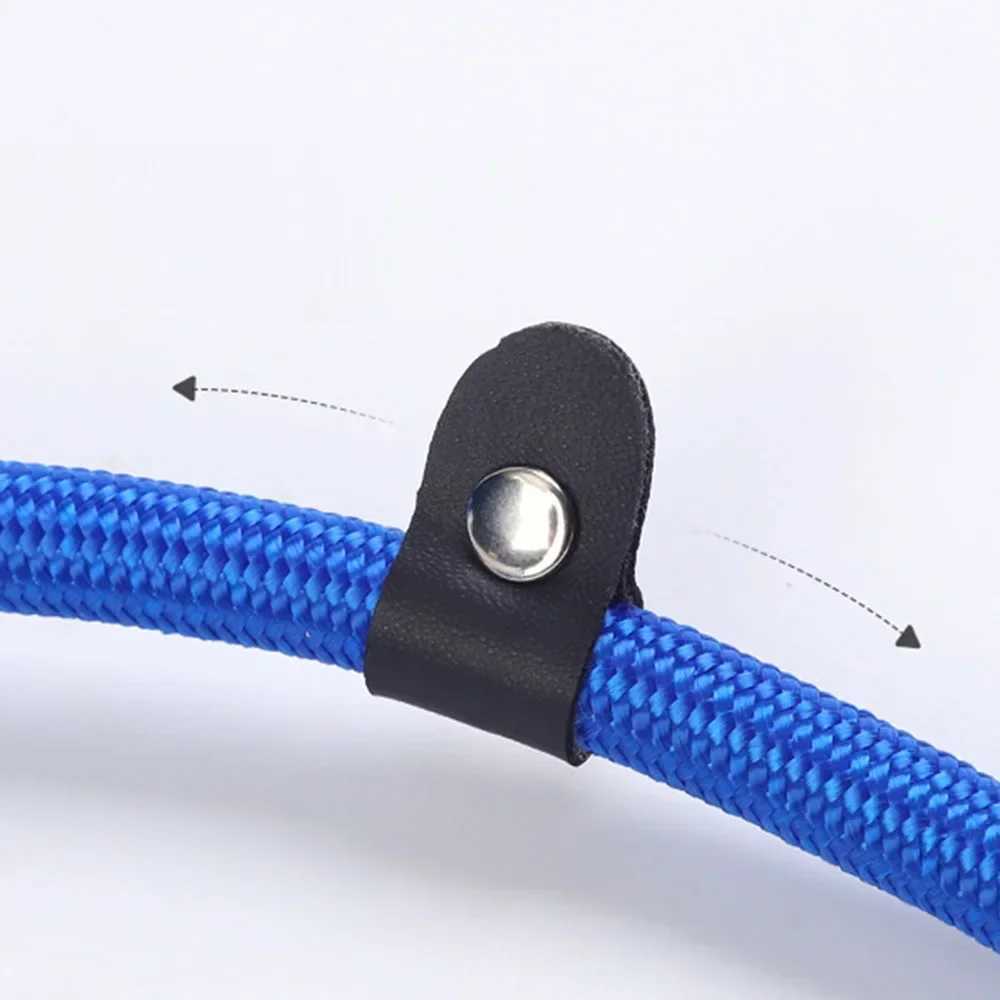 Dog Leash Slip Chains Collar Leads Strong Heavy Duty Nylon Rope No Pull Pet Training Leash for Small Dogs Puppy Traction RopeXJ250218
