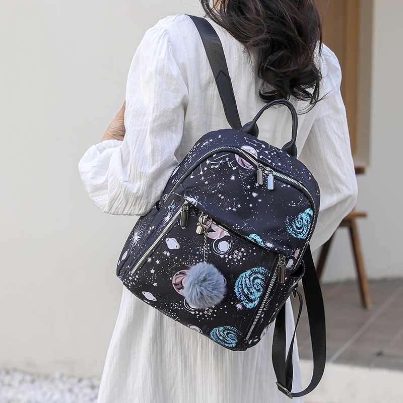 Shoulder Bag New Small Backpack Oxford Cloth Womens Bag Womens Leisure Large Capacity Outdoor Shoulder Bag Womens Bag