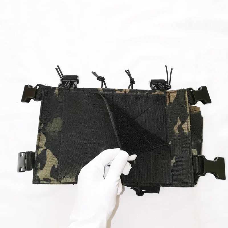 FG atacs Tactical Chest Rig Bag Molle Airsoft Vest with Magazine Pouch Holster Hunting Functional Two Way Walkie Talkie HolderXJ250219