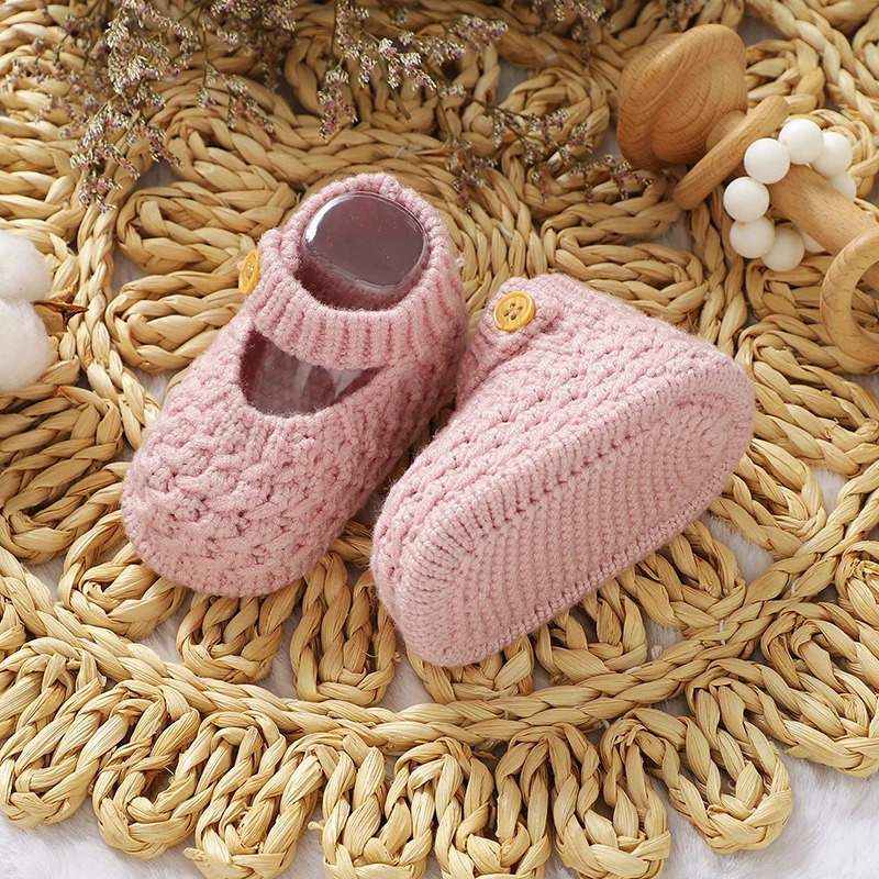 Baby Shoes Knit born Boy Girl Footwear Fashion Cute Solid 0-18M Toddler Clothes Accessories Infant First Bed Boots Super Soft 250219