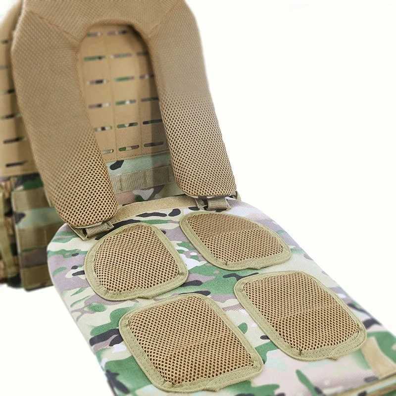 Tactical Combat Vest Outdoor Sports Fitness Training Equipment Heavy Carrying Plate Vest Airsoft Paintball Protective Tank TopXJ250219