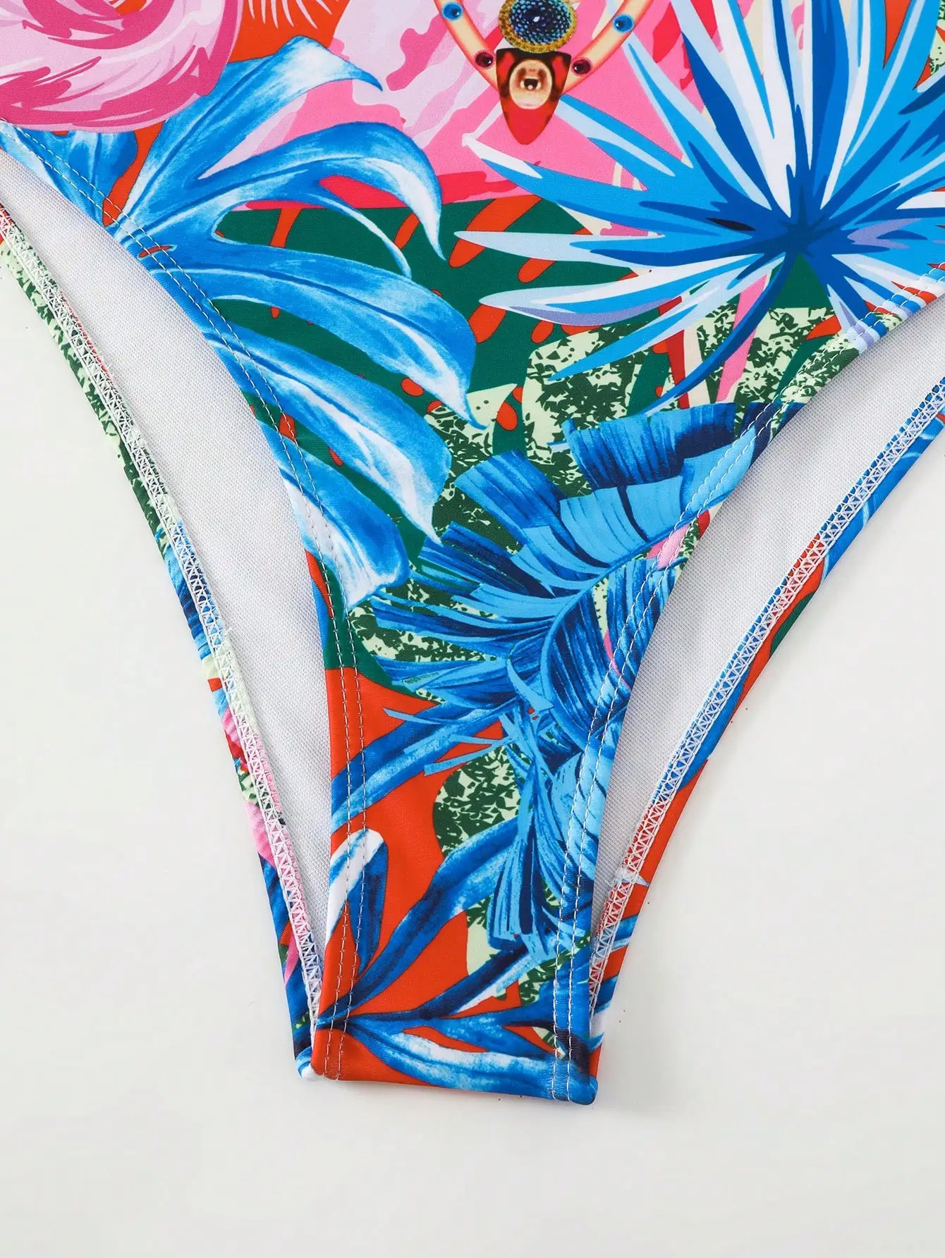 positioning printed onepiece swimsuit yarn skirt twopiece set 250219