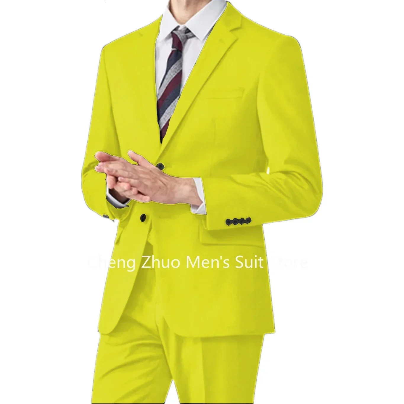 Formal Suit for Men Elegant Mens Suit 2 Pieces Blazer and Pant Set Notched Lapel Tuxedo Suits for Men Business Wedding Dresses 250213