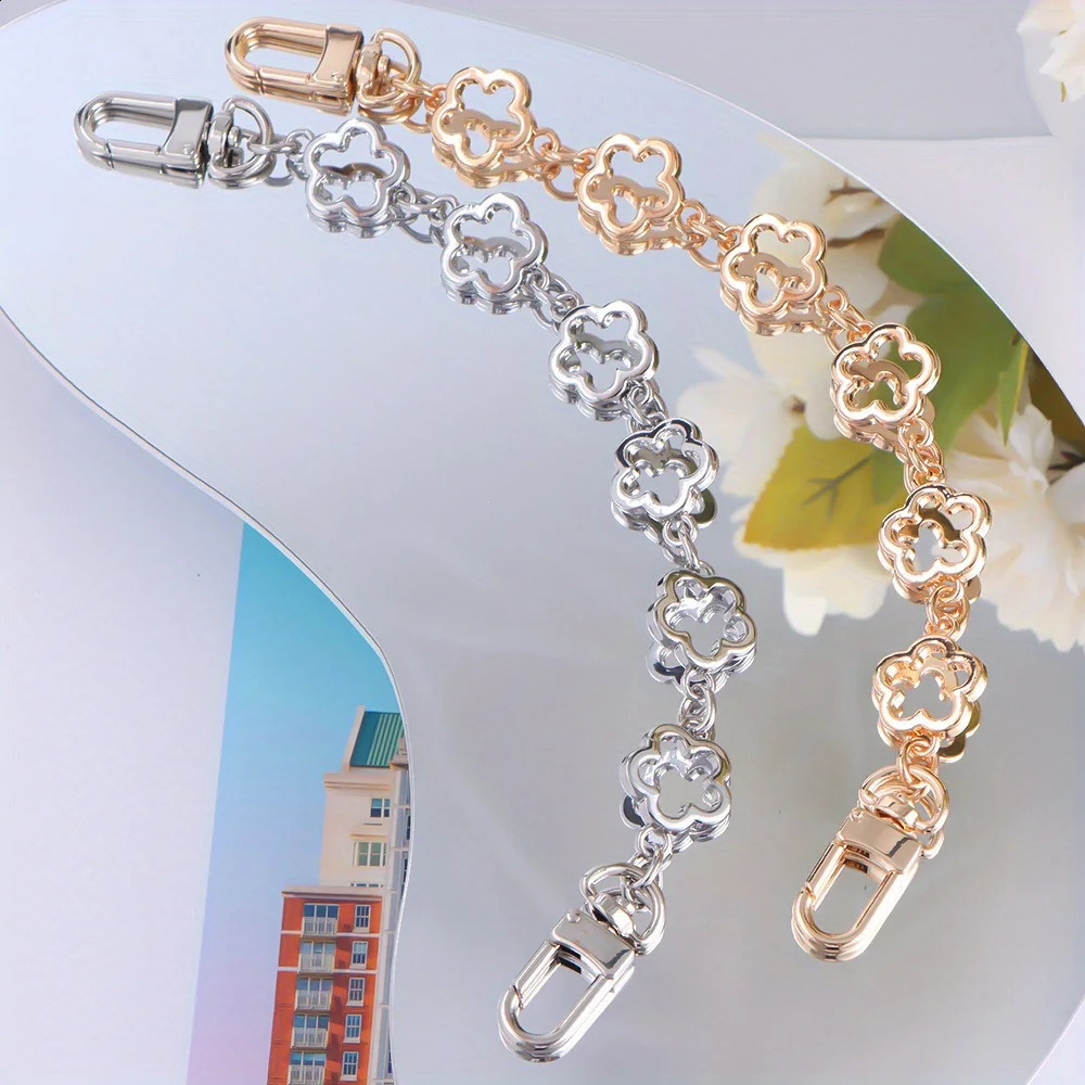 Flower Bag Extender Chain Purse Strap DIY Women Handbag Making Replacement Accessories 250213