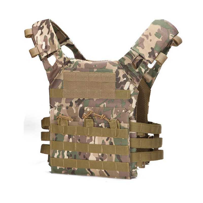 Tactical Vest Waterproof Outdoor Body Armor Lightweight Adjustable JPC Molle Plate Carrier Hunting Vest CS Game Jungle GearXJ250219
