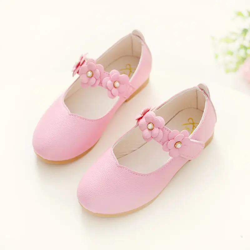 Children Dancing Shoes Kids Princess Shoes Girls Soft Bottom Breathable Leather Footwear Students Non-slip Performance Footwear 250219
