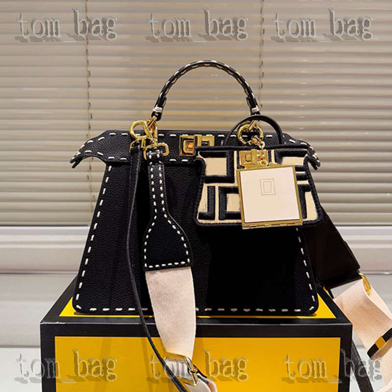 Vintage Style Ladies' Shoulder Messenger Purses Designer Evening Bags Women Leather Handbags Sunshine Bags Designer bag Lady Totes Monster Style Pack FF 27CM