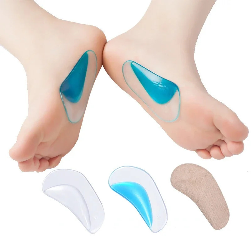 Insoles Ortic Professional Arch Support Insole Flat Foot Flatfoot Corrector Shoe Cushion Insert Silicone Gel Orthopedic Pad 250219