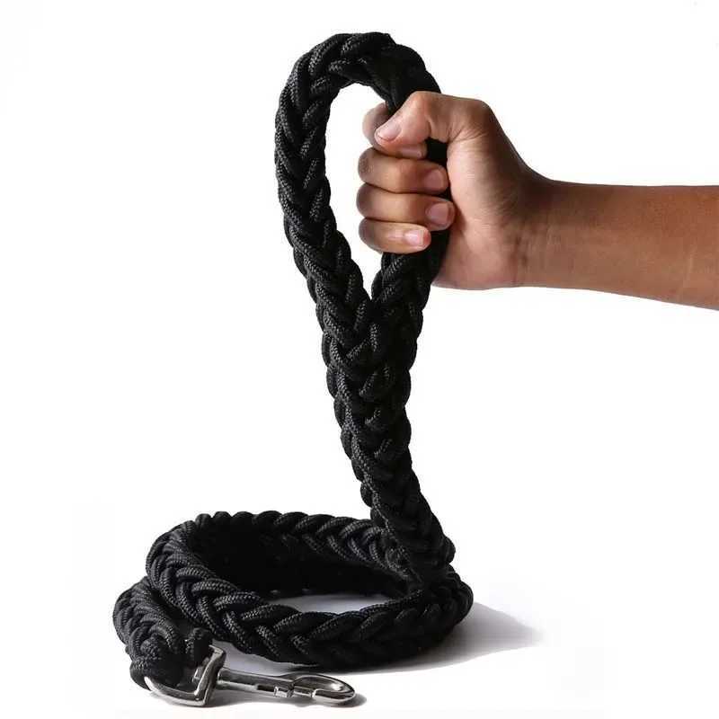Heavy Duty Large Dog Leash Durable Nylon Braided Lead for Small Medium Big Dogs Bully Walking Hunting Camping Pet AccessoriesXJ250218