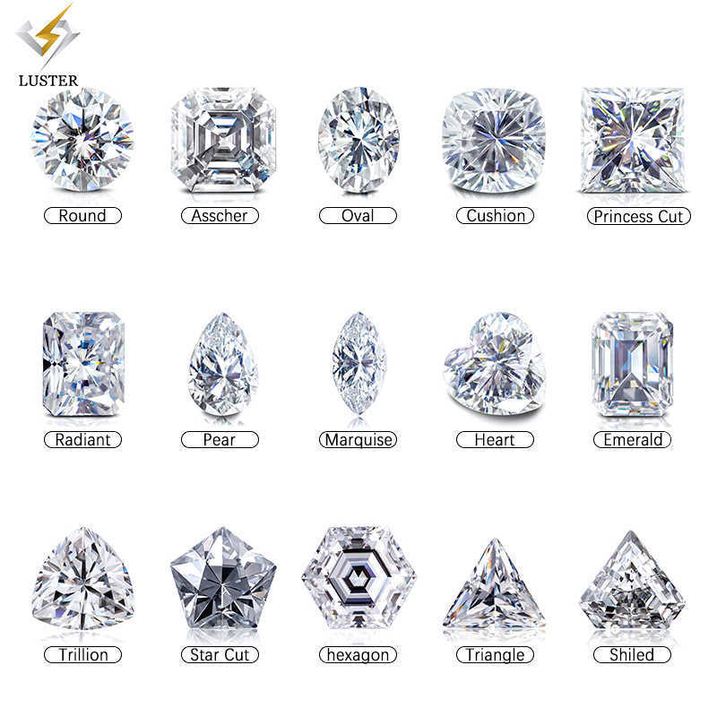 Luster Womens S925 Sterling Silver Moissanite Diamond Stud Earrings 0.5ct D White Round Moissanite Halo Earrings
