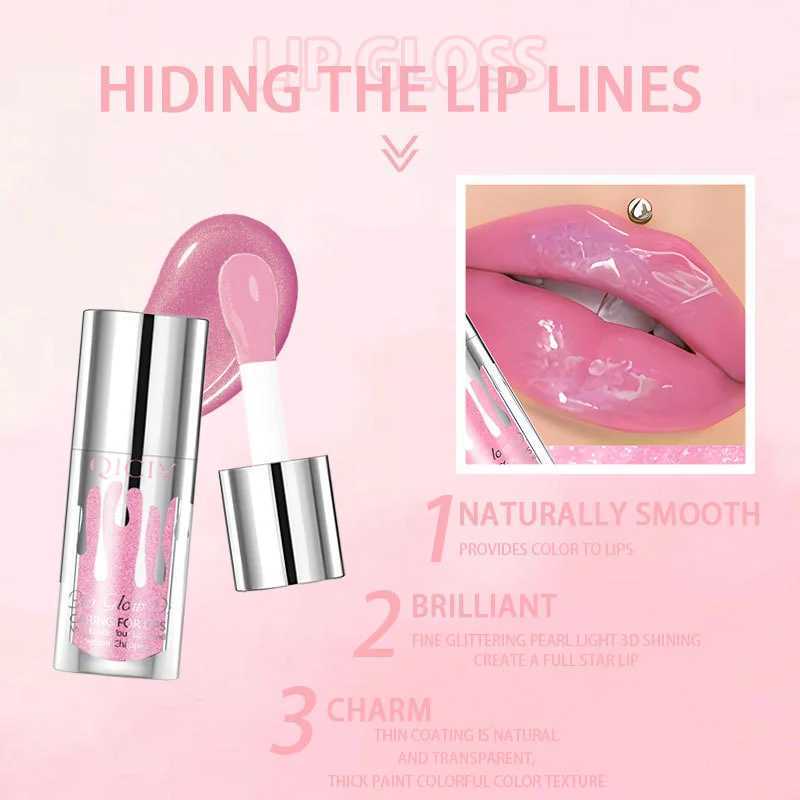 Lescent Color-Changing Lip GlossNatural Shining EffectLong-Lasting Moisturizing and Hydrating Lip Plumping Mirror Lip GlazeW250219