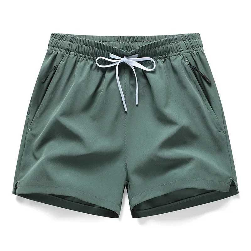 New Mens Sports Casual 3/4 Shorts With Ice Silk Lightweight Sweat-absorbing Outdoor Quick Drying Running Fitness Loose Pants W250219