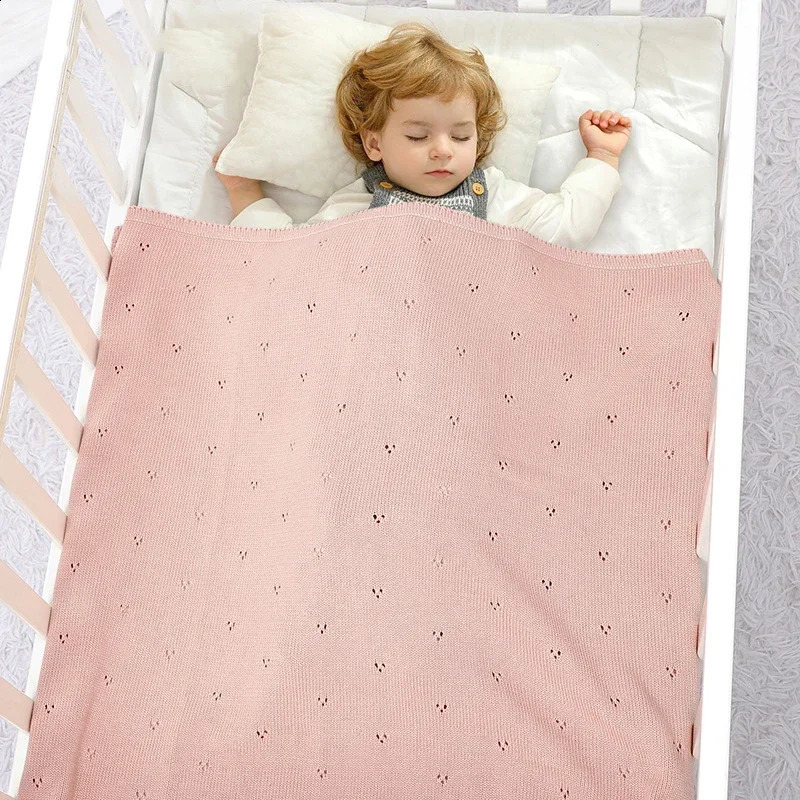 Baby Blankets born Infant Boys Girls Cotton Stroller Nursery Swaddle Wrap Cover Quilts 90*70cm Toddler Outdoor Throw Play Mat 250218